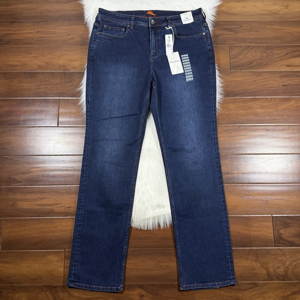 Tommy Bahama Men's Size 36 X 34 Indigo The Sand Drifter Straight Leg Denim Jeans